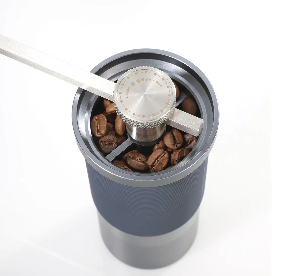 ZASSENHAUS Master - Molinillo de café manual (acero inoxidable, con mecanismo de molienda ajustable)