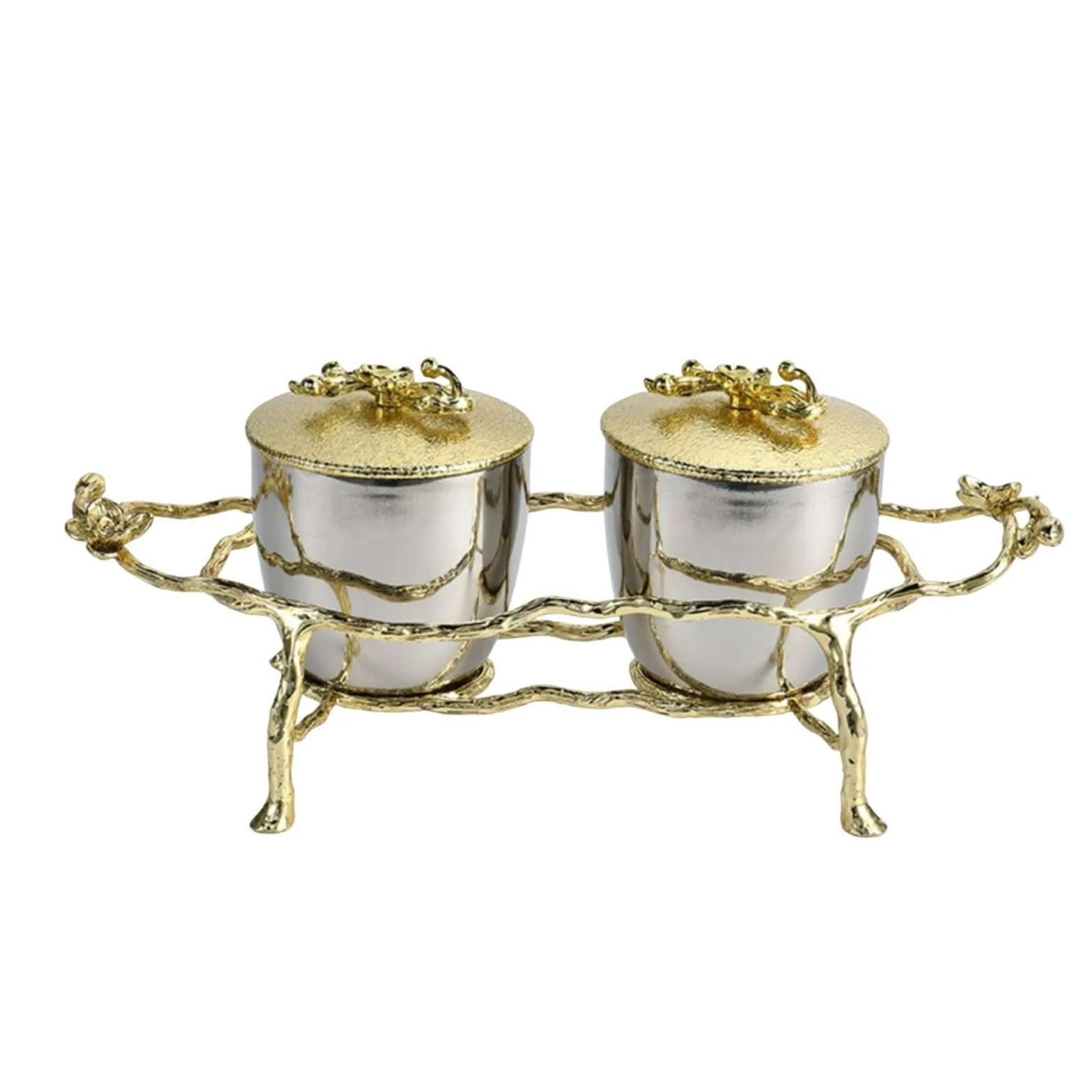 Juego Condimenteros con Soporte corativo Juego Salero y Pimentero Compacto Vajilla para Invitados, Comedor, Cocina