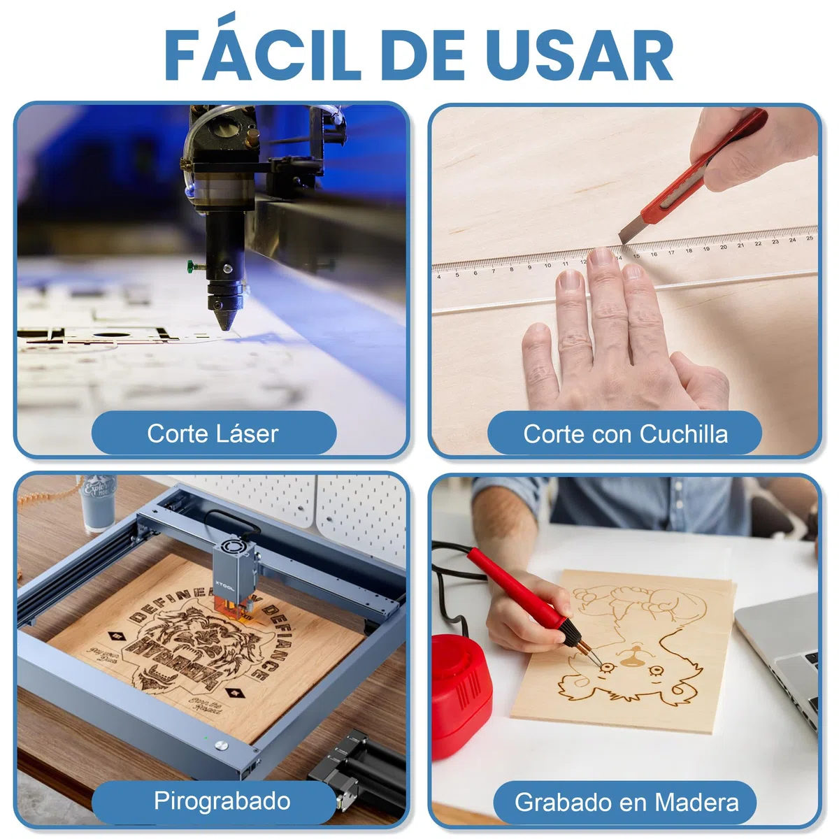 ROBOTIME 12 Piezas Placajes de Tilo Contrachapado, 305x305x3mm, Tabla de Madera en Bruto, Panel de Hoja para Corte Láser, Ideal para Pintura, Pirograbado, Bricolaje, Fabricación de Maquetas
