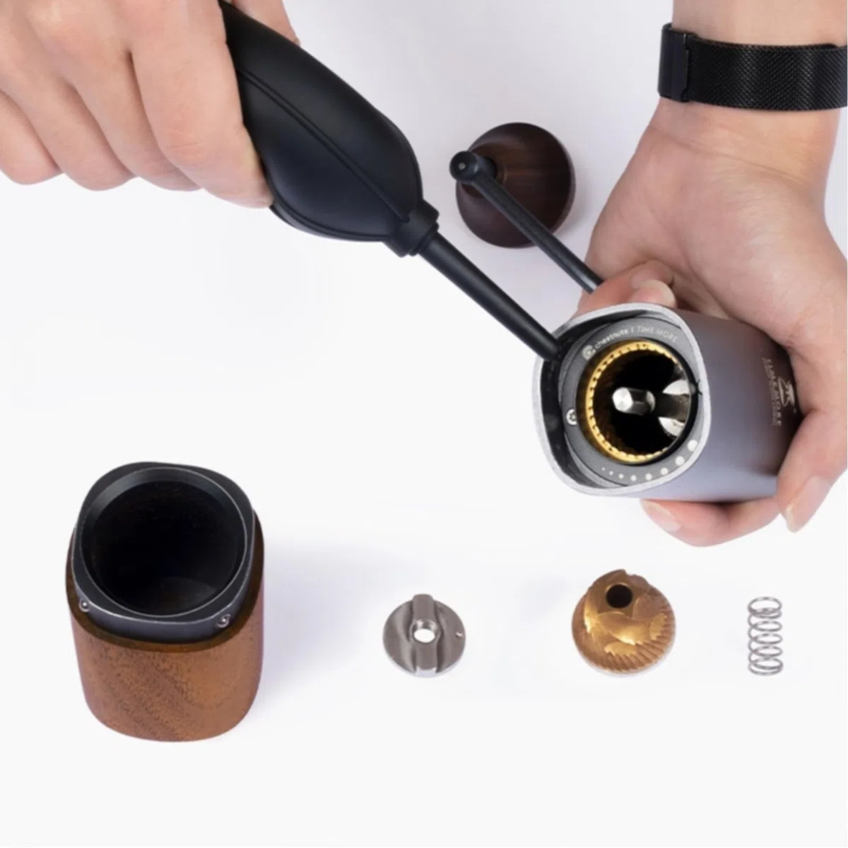 Timemore Soplador de aire profesional para limpieza de café