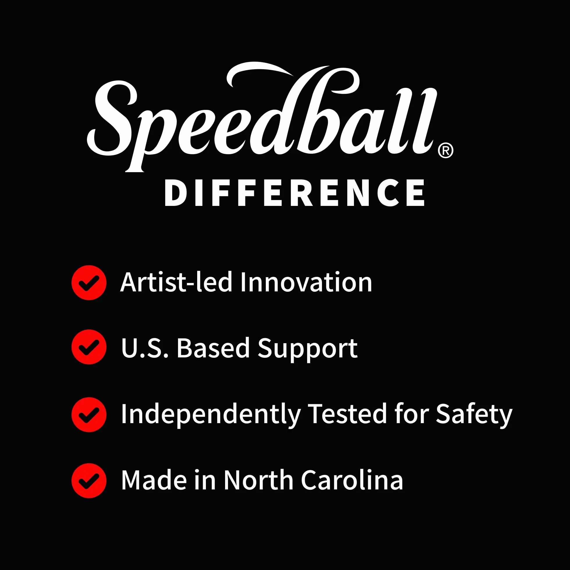 Speedball Art Products Rodillo para entintar, Goma Suave