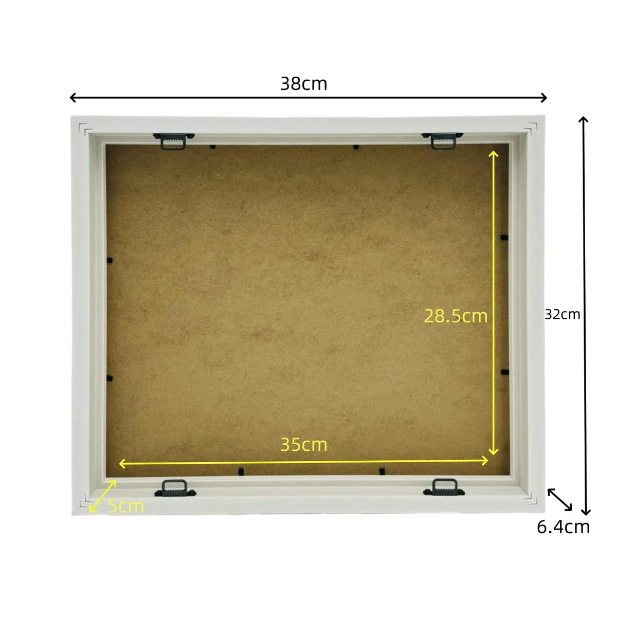 Tapa Contador para Eléctricos Nórdico de Plastico, Cubre Contador Tapa Decorativa para Cuadro Eléctrico con Fotos (Blanco)