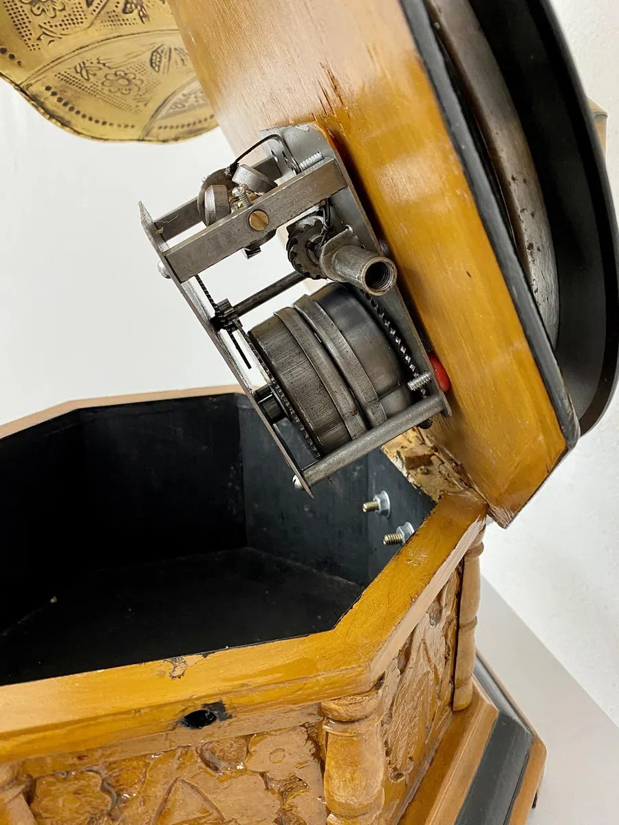 Gramófono Estilo Antiguo con bocina - para Discos de 78 RPM