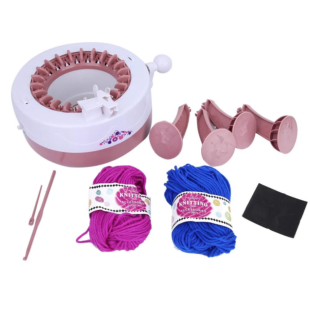 Máquina De Tejer A Mano De Bricolaje Con 22 Agujas, Máquinas De Telar, Kit De Telar, Accesorios Para Herramientas, Telar Inteligente, Telar Redondo Para Tejer A Mano, Como Sombreros, Bufandas