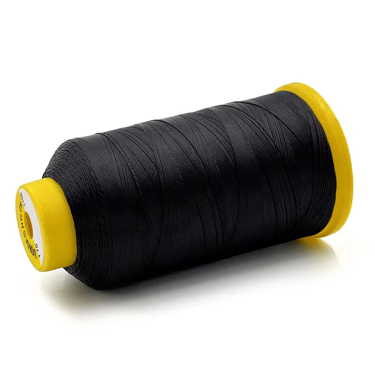 Tortoise Hilo de nailon resistente # 69 T70 tamaño 210D/3 para coser cuero; tejer cabello; tapicería y abalorios, color negro