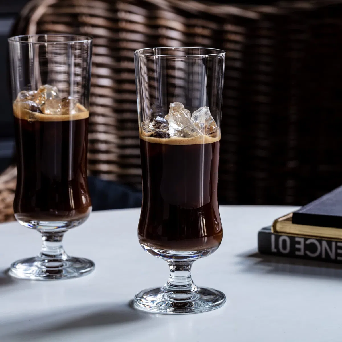 KROSNO Pina Colada Copas de cóctel | Juego de 6 | 10 oz | Colección vanguardista | Perfecto para el hogar, restaurantes y fiestas | Apto para lavavajillas