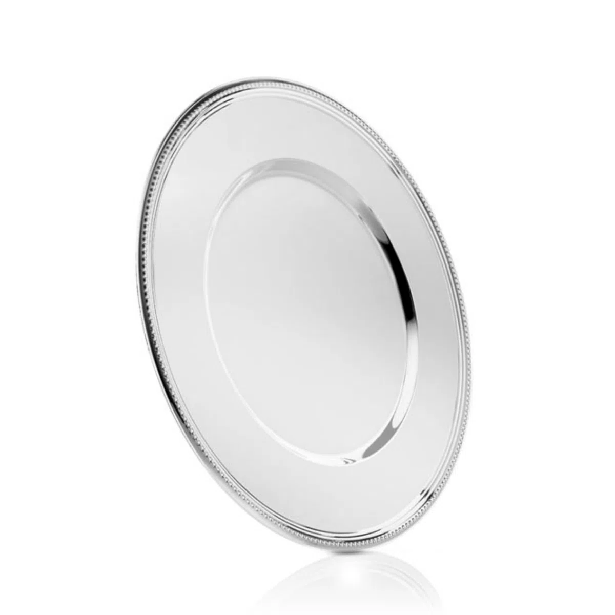 Bredemeijer Zilverstad 7838230 - Posaplatos con Borde de Perlas