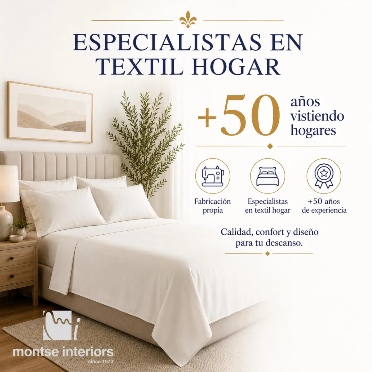 MONTSE INTERIORS Colcha Cama 150/160/180 de Verano Reversible con Cuadrantes | Cubrecama Ligero de Microfibra Acolchada para Cama | Bouti | Colcha Suave, Transpirable para Primavera y Entretiempo