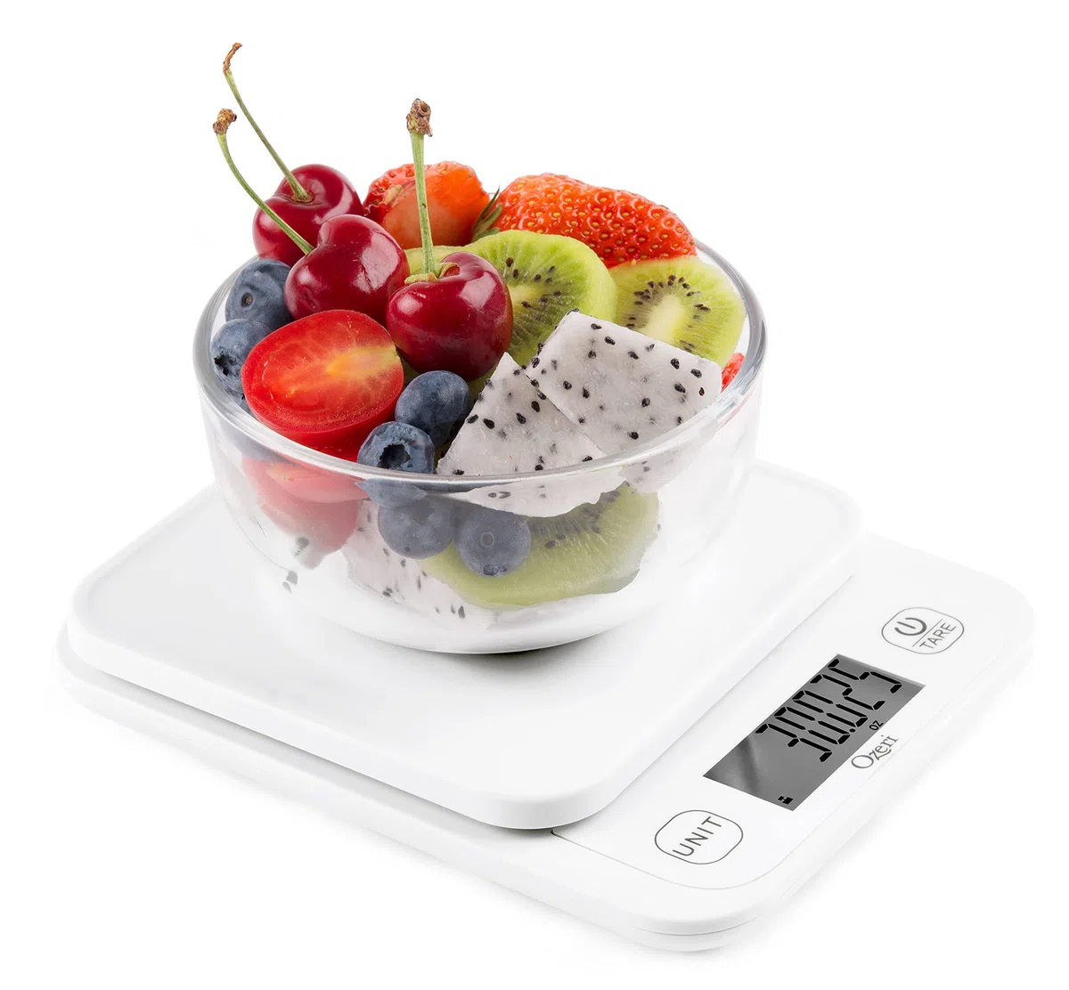 Ozeri Escala de jardín y cocina II, con tecnología de graduación variable 420 de 0.005 onzas