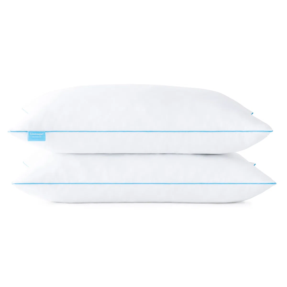 Linenspa 40 x 60 cm almohada de espuma viscoelástica triturada - Pack de 2