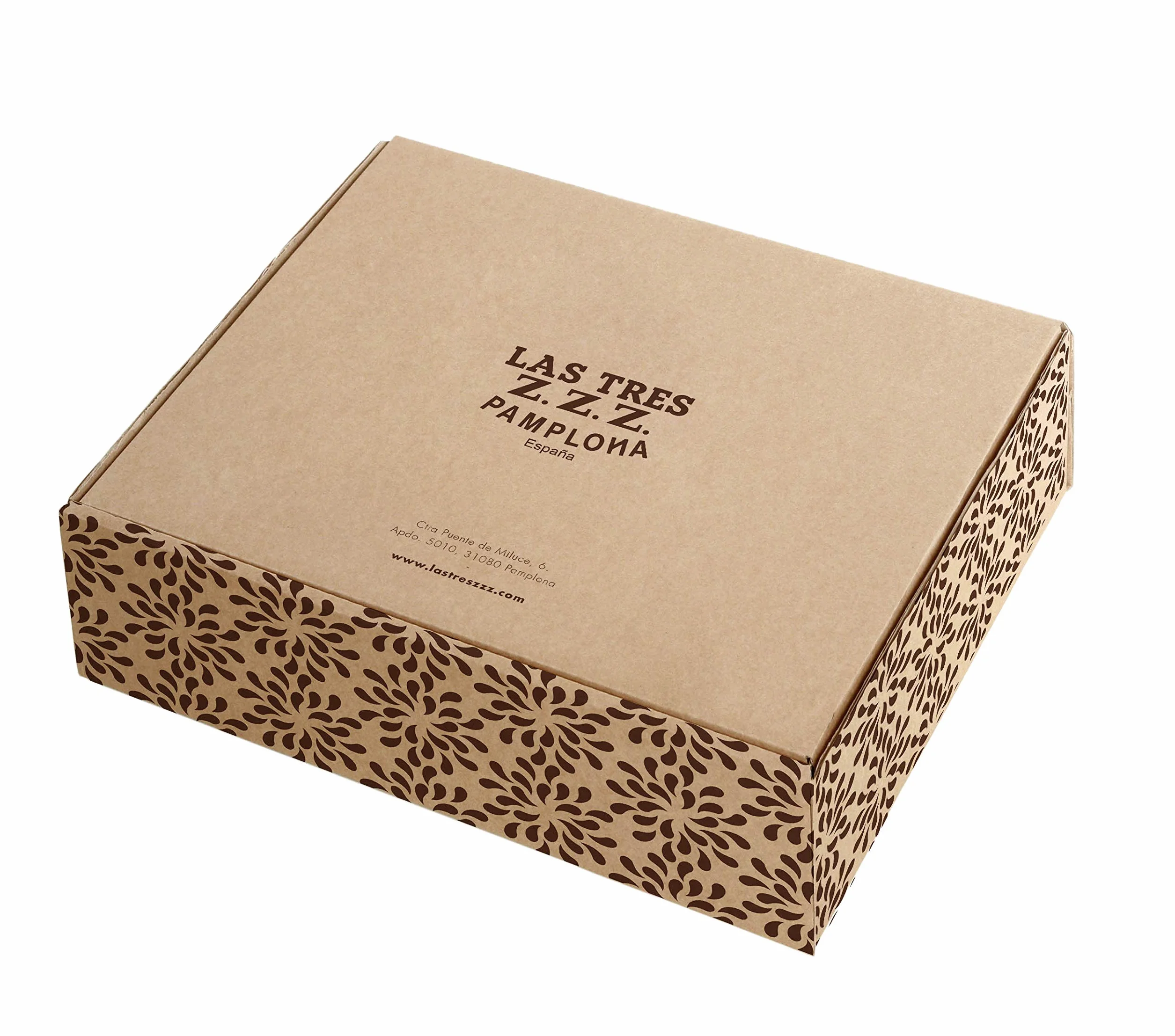 LAS TRES ZZZ Bota de vino recta Suprema con interior de Latex (1 Litro)