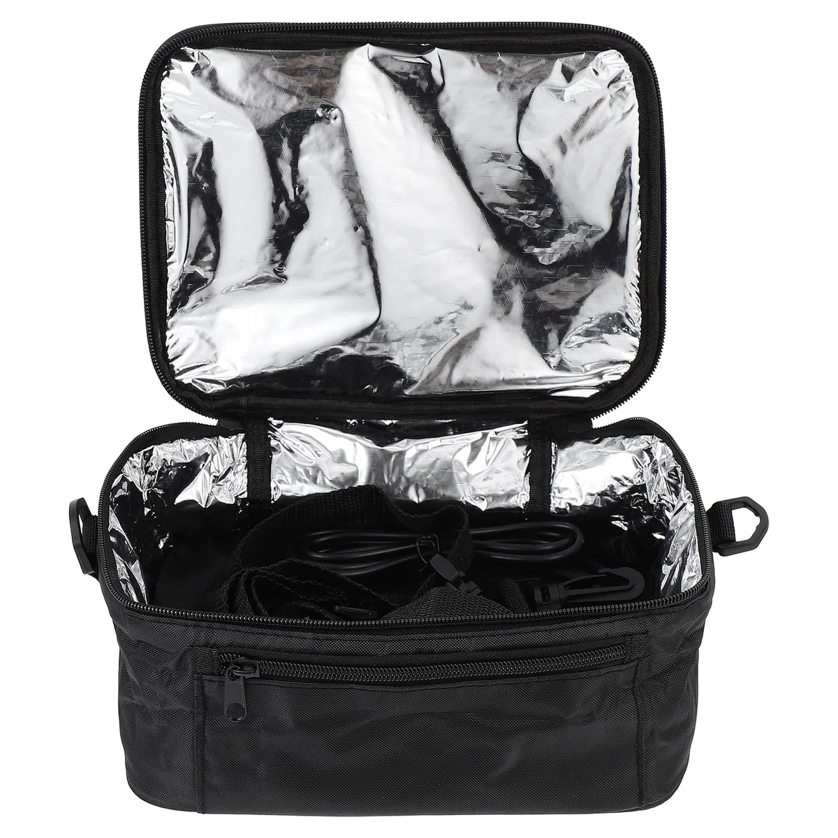 Yardwe Bolsa Térmica Material Oxford y 12v para Coche para Calentar Alimentos Portátil para Oficina y Pesca Nocturna