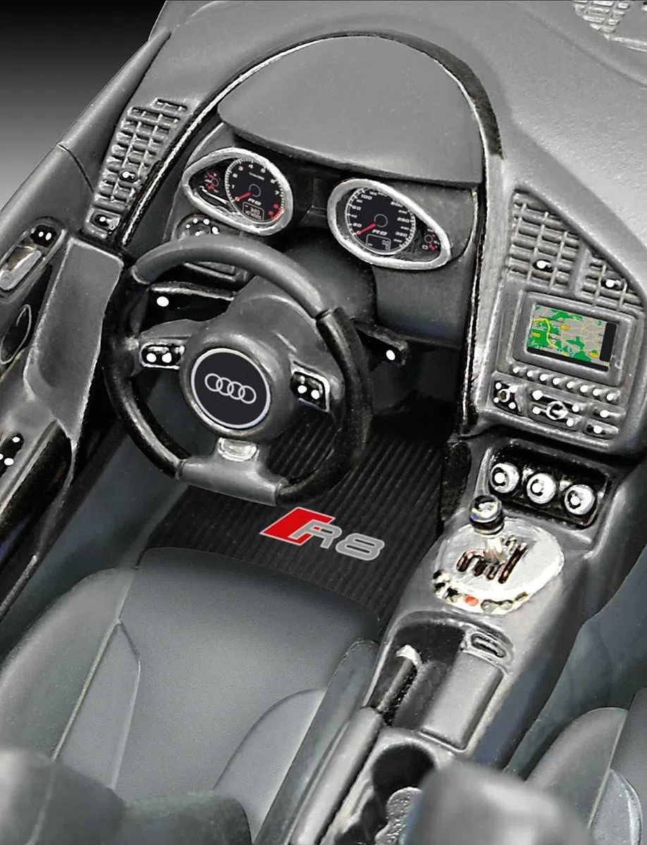 Revell - Maqueta Audi R8, Kit Modelo, 07057