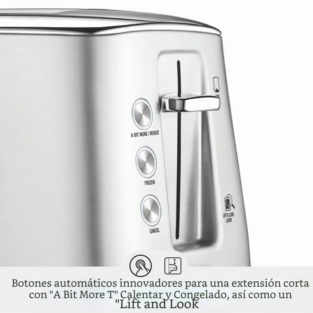 Sage Toast Select Luxe, Tostadora de 2 Rebanadas, Acero Inoxidable | 6 Tipos de Tostado Preestablecidos, Ranuras Anchas, Control Variable, Bandeja Recogemigas Frontal, Limpieza Fácil