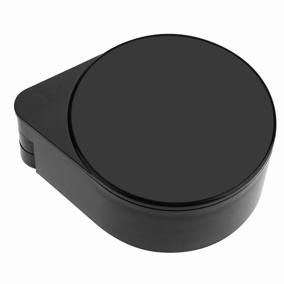 Escarchador de copas de 3 niveles, bandeja acrílica para sal, azúcar y lima, juego de escarchador de margaritas, caja compacta para escarchador de azúcar y sal,