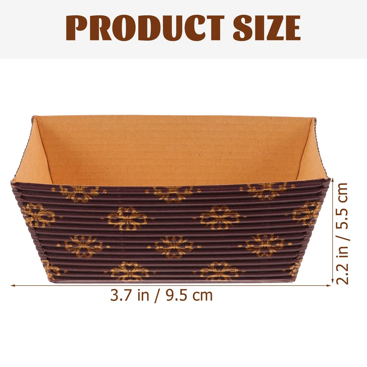Moldes de papel desechables para hornear, 25 unidades, rectangulares, resistentes al, para microondas, hornos, aperitivos, papel de estraza seguro, soporte para sartén de,