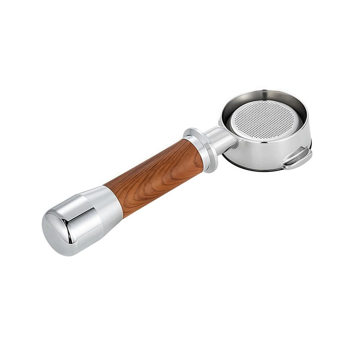 Cesta De Filtro Portafiltro Sin Fondo De 51/58MM, Mango Extraíble, Compatible Con Barsetto, Accesorios For Cafetera E61, Adaptación Precisa(58MM for BAE01)