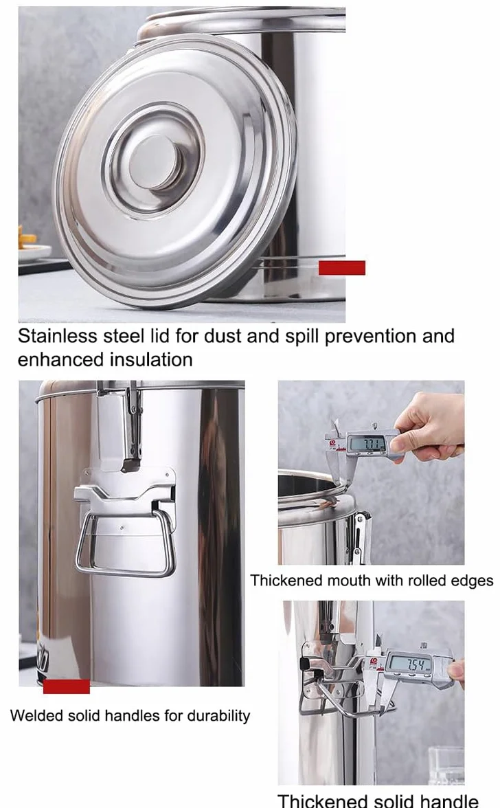 Dispensador Ilated Beve con grifo, perfecto para catering, eventos de oficina y restaurantes, portátil y fácil de limpiar