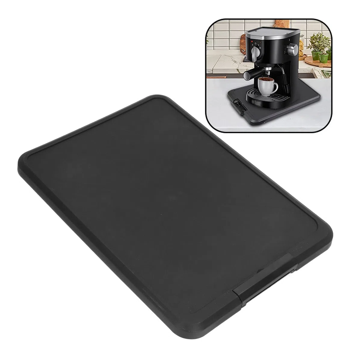 Bandeja Deslizante para Electrodomésticos, Almacenamiento en la Encimera para Cocina, Bandeja Corredera para Cafetera Tostadora Mezcladora Freidora