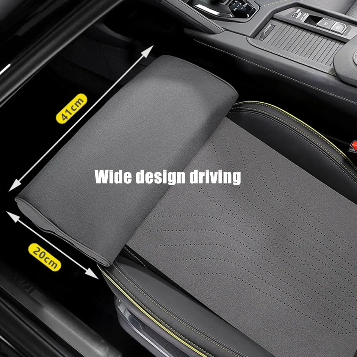 Extensor De Pierna Para Asiento De Coche Antideslizante, Transpirable Y | Cojín Extensor Reposapiés Para Hogar Autobuses Coche SUV Oficina Viajes Largos Mujeres Hombres Asiento S