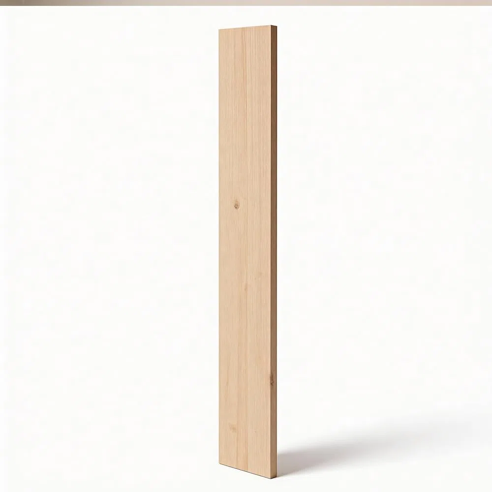 BOX FURNITURE Tablero de Madera de Pino Macizo, 20x120x1.8 cm, Natural, 1.3 kg