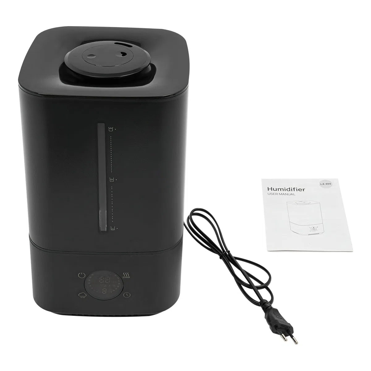 6L Smart Humidificador de aire para habitaciones grandes, niebla fría y caliente, para dormitorio, rango de control de humedad 45% – 90%, para dormitorio, habitación de los niños, plantas, apagado