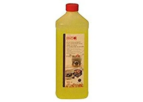 Kaufgut S.P.A. Fondue con bioetanol para una combustión Limpia. Capacidad: 1000 ml. Peso del Paquete: 800 Gramos Aprox. en Cuanto el Combustible Pesa Menos Que Otros líquidos Pasta, incoloro, única.