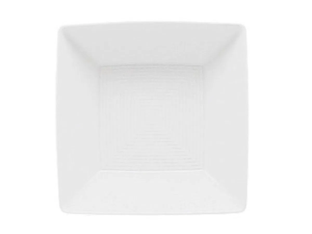Thomas Loft - Cuenco cuadrado hondo, 12 cm, color blanco