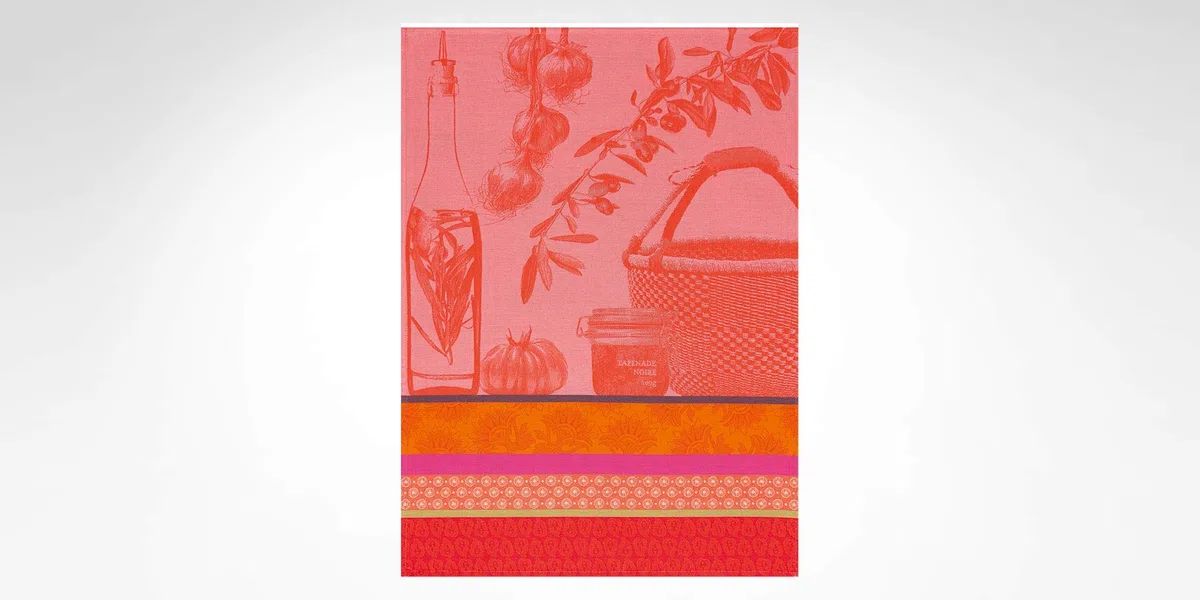 Le Jacquard Francais paño de Cocina Saveurs de Provence algodón sandías Rectangular (60 x 80 cm)