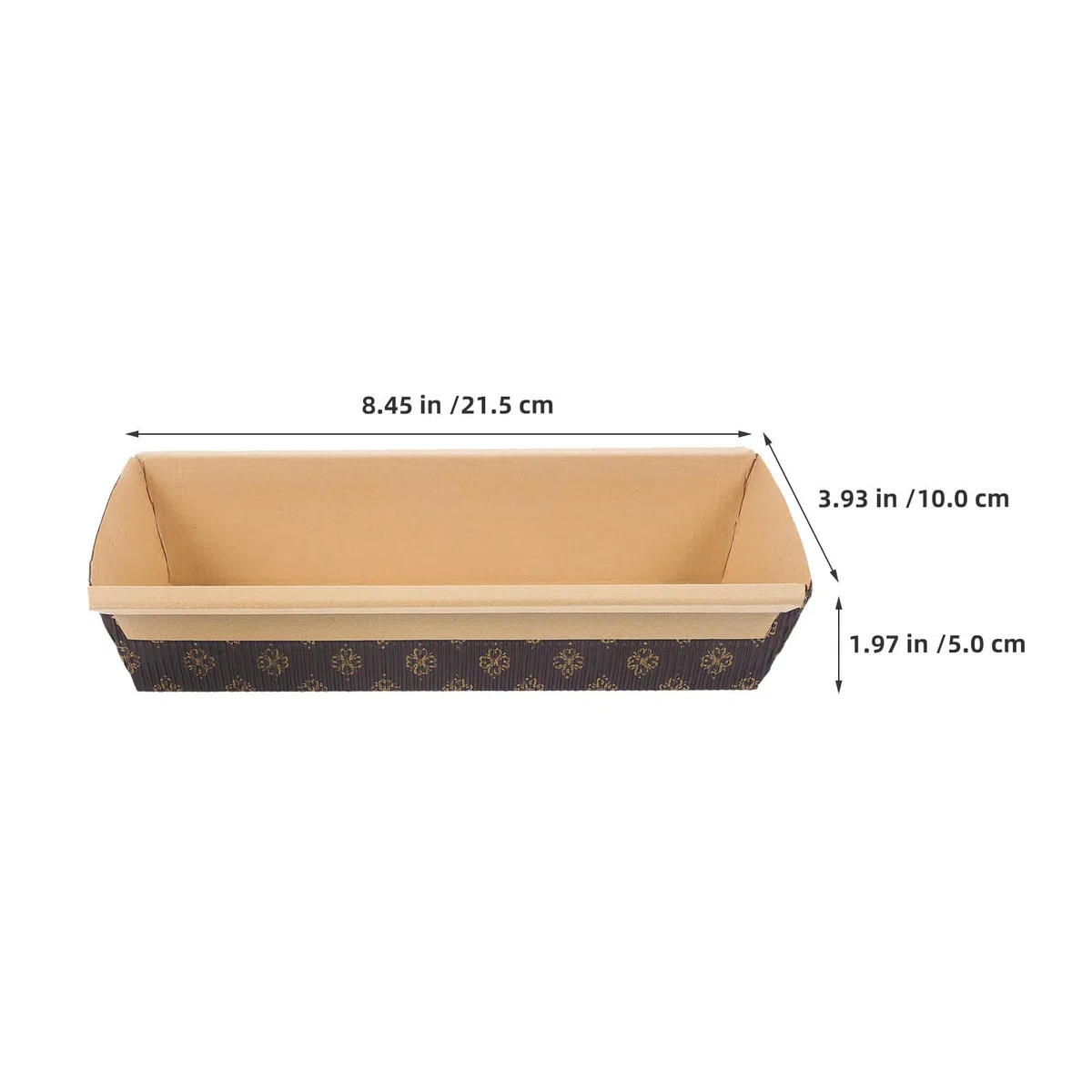 TOYANDONA 50 Unidades Moldes Rectangulares de Papel para Hornear Pan Pequeño, Antiadherentes y Resistentes Grasa, Ideales para Uso Casero y Repostería Artesanal