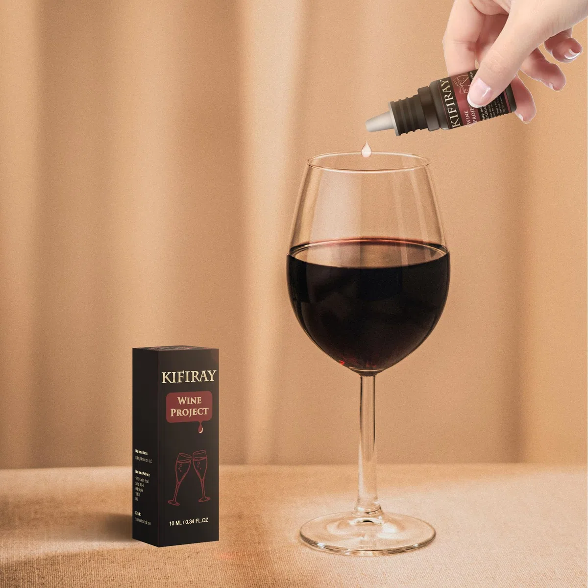 Varita de vino, gotas de vino 593