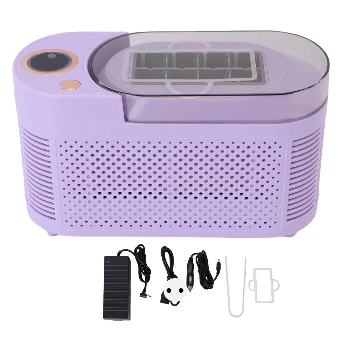 TOPINCN Máquina de Fabricante de Hielo de Encimera, Produzca 8 Cubos en 10 a 15 Minutos, 120W Mini Fabricante de Hielo Eléctrico Portátil con Canasta de Liberación (Enchufe de la UE)