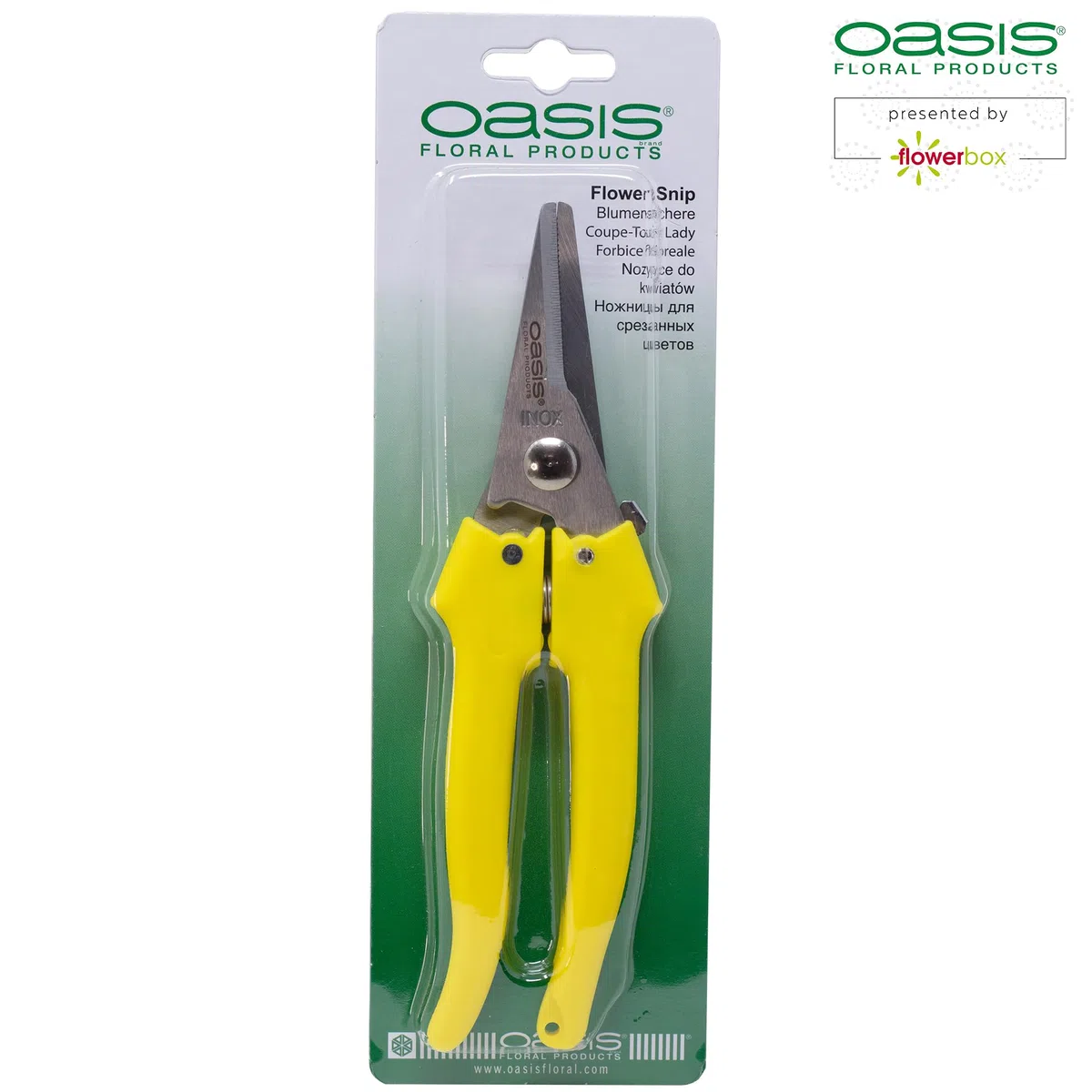 OASIS® - Tijeras para flores (170 mm, 1 unidad)