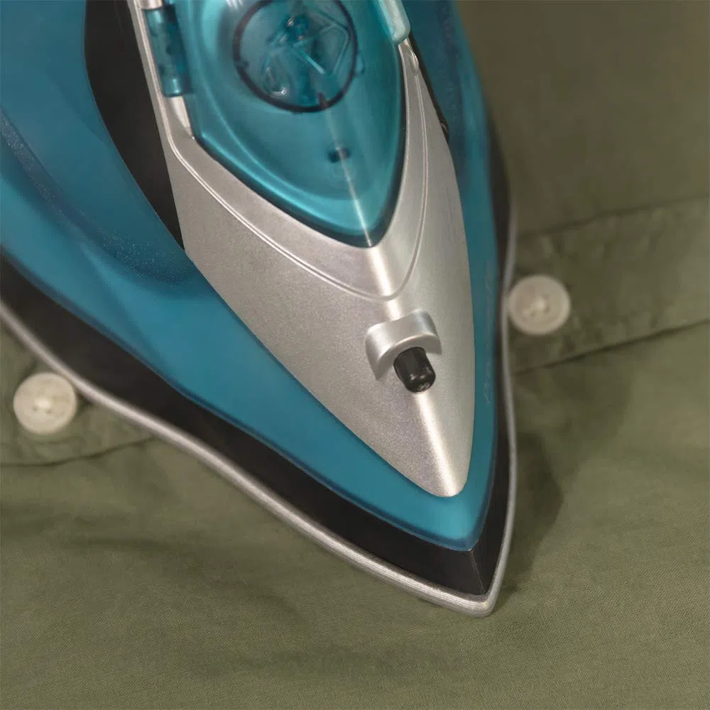 Cecotec Plancha Ropa Vapor Fast-Furious 5010 Vital, Suela de Aluminio Turbo Slide, Vapor continuo de 55 g/min, Golpe de vapor de 200 g/min, Regulador de temperatura, Antical, Antigoteo, 2600 W