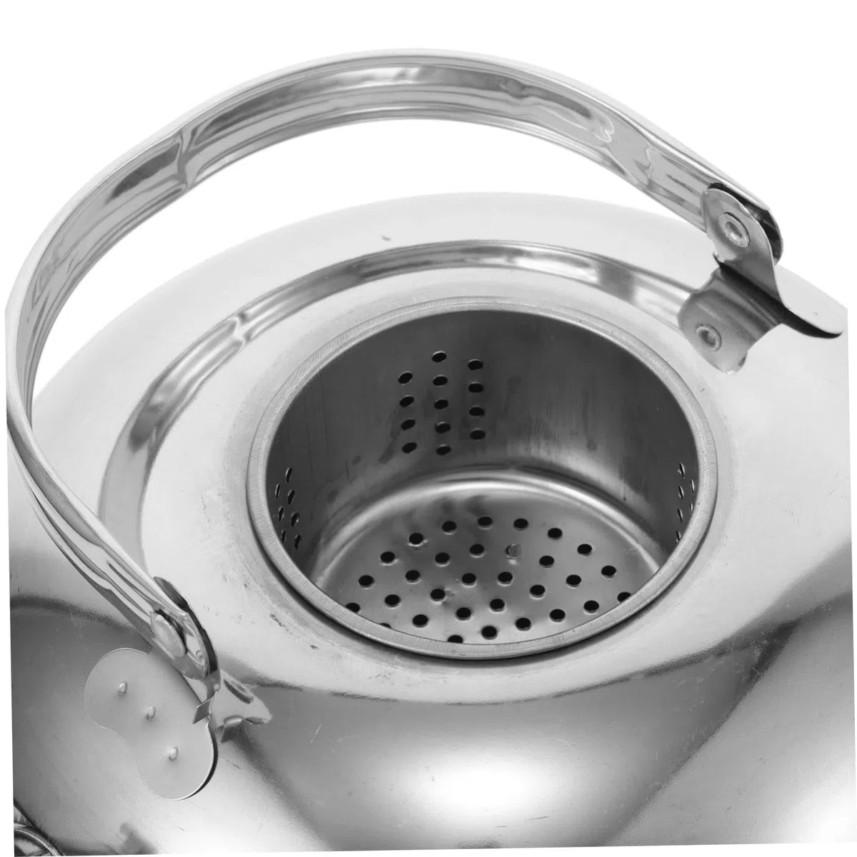 Alipis Tetera con Infusor de Acero Inoxidable 2.5l para Estufa con Filtro Integrado, Mango Ergonómico y Diseño Resistente Adecuado para Preparar Té y Café en Cocina de Gas o Inducción