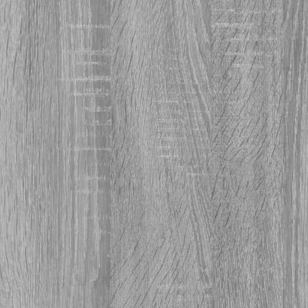 Armario de lavabo con lavabo empotrado, color gris, material de madera Sonoma, 90 x 38,5 x 45 cm, mueble de baño con cajón y espacio de almacenamiento, para colgar en la pared para inodoro