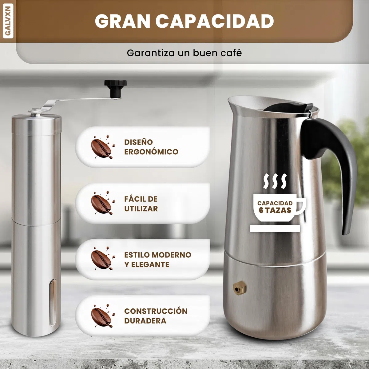 CAFETERA ITALIANA ~ Cafetera Italiana Inducción ~ Cafetera Italiana Acero Inoxidable ~ Cafetera 9 Tazas(450ml) ~ Coffee Maker ~ Compatible Con Todos Los Tipo De Cocinas: Gas, Vitrocerámica e Inducción