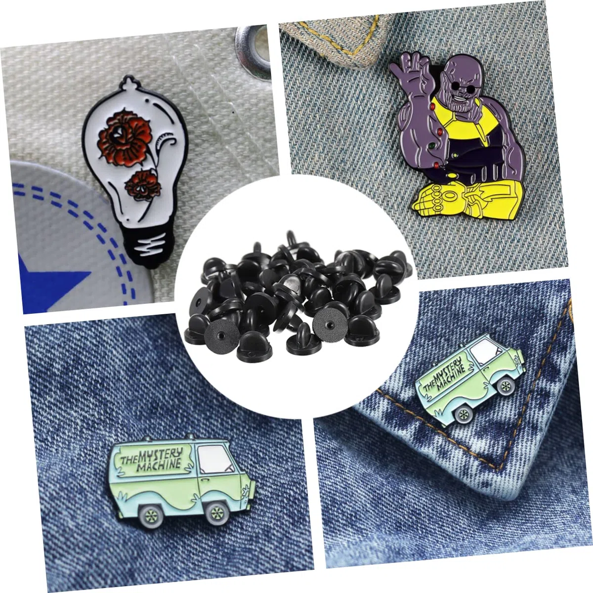 10 Juegos De Broches De Para Solapa Barra De Seguridad Para Broches Artesanales 200 Unidades X 10