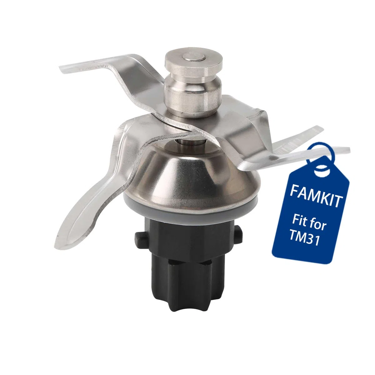 Cuchillas TM31 Recambio para Cuchillas Thermomix TM31,TM31 Cuchillas de Repuesto,Cuchillas de acero inoxidable para Robot de Cocina THERMOMIX TM31,con Junta