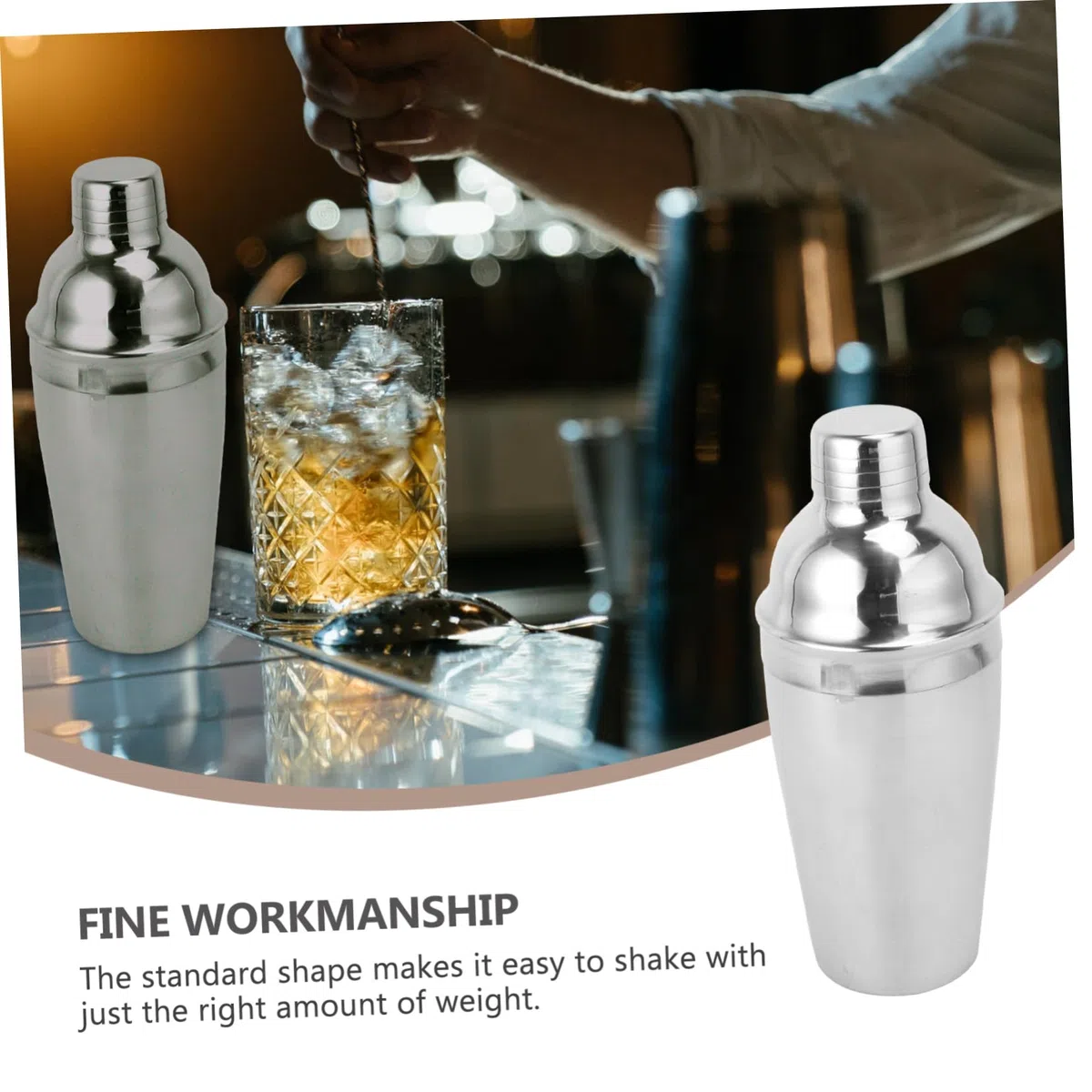 SOIMISS 22piezas Coctelera de Vaso Medidor de Acero Inoxidable Suministros para Barman Equipo para Cócteles Herramienta para Cócteles para Preparar Bebidas Casa o Fiestas