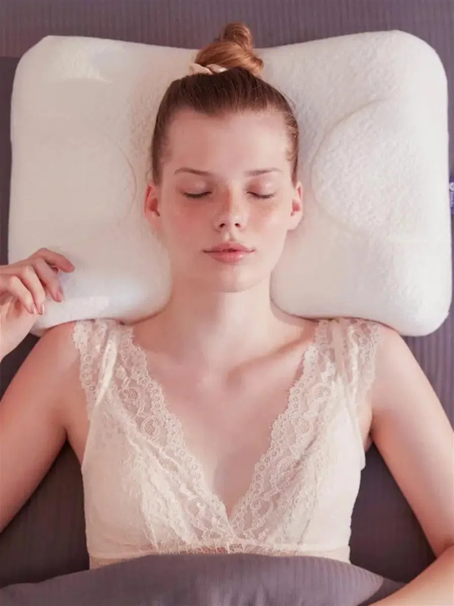 Almohada De Espuma Con Memoria Almohada De Espuma Viscoelástica Almohada De Belleza Antiarrugas, Antienvejecimiento, Espuma Viscoelástica Ortopédica, Cojín for El Cuello for Dormir, Cómodo for La Espa