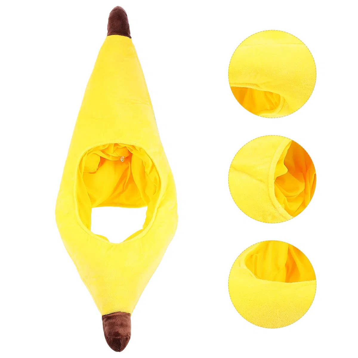 Sombrero de Fiesta Forma de Plátano Divertido, Gorra de Disfraz Novedosa para Carnaval y Eventos, Accesorio Ligero y Cómodo para Fiestas Temáticas