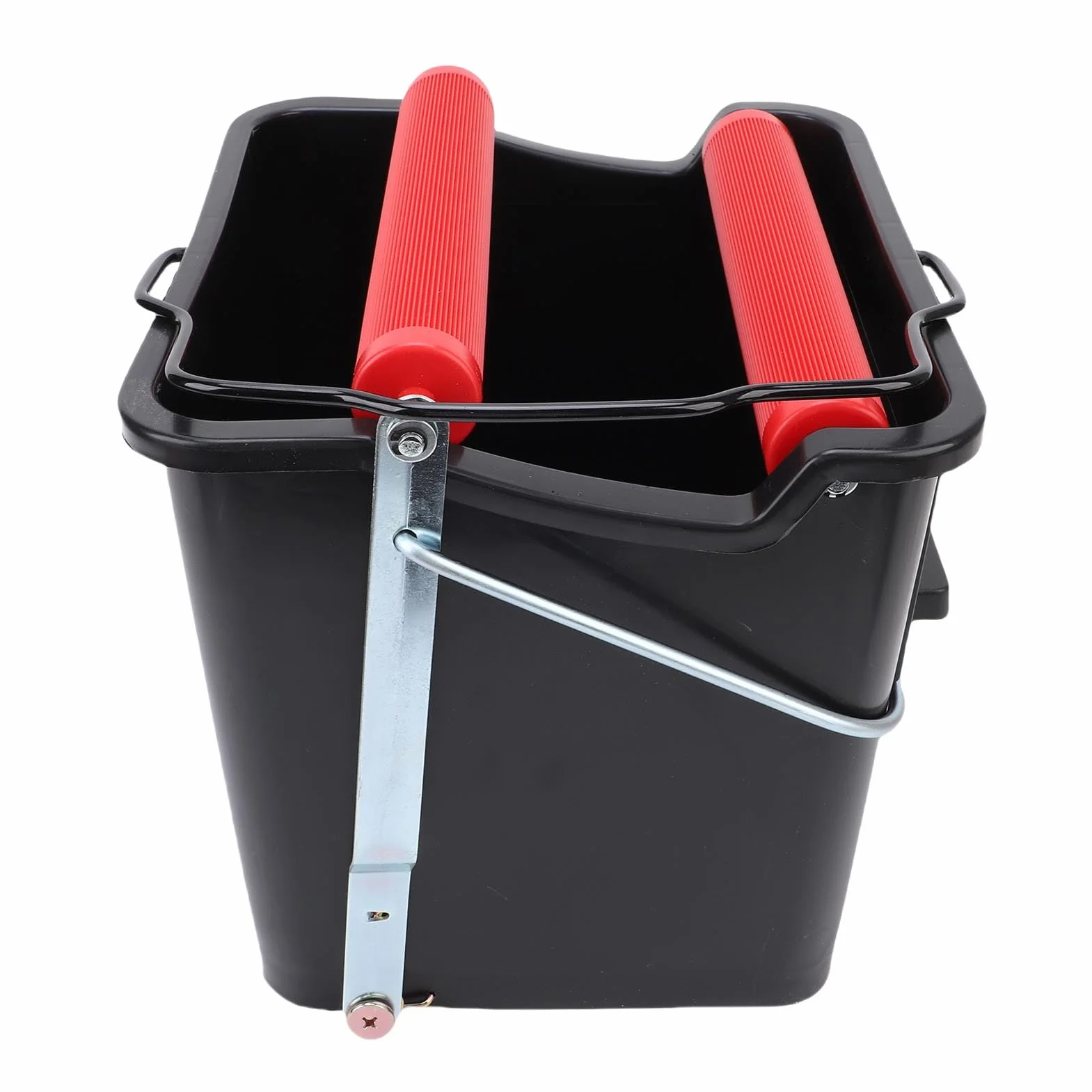 Keenso Cubo para Fregona con Pedal de 14 litros, Cubo para Limpieza de Suelo con Presión de Pie Que Ahorra Mano de Obra con ABS Resistente y Diseño de Metal, para Barcos, Yates,