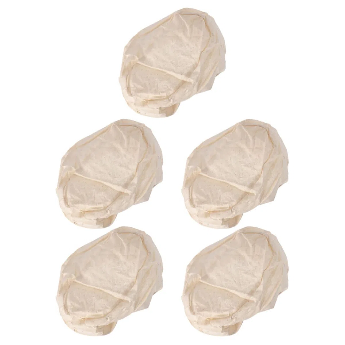 Amosfun Juego De 20 Cestas Para Prueba De Pan Cestas Para Utensilios De Cocina Cubierta Para Cesta De Pan Revestimiento Para Hacer Repostería Dispositivo Para Hornear Revestimiento