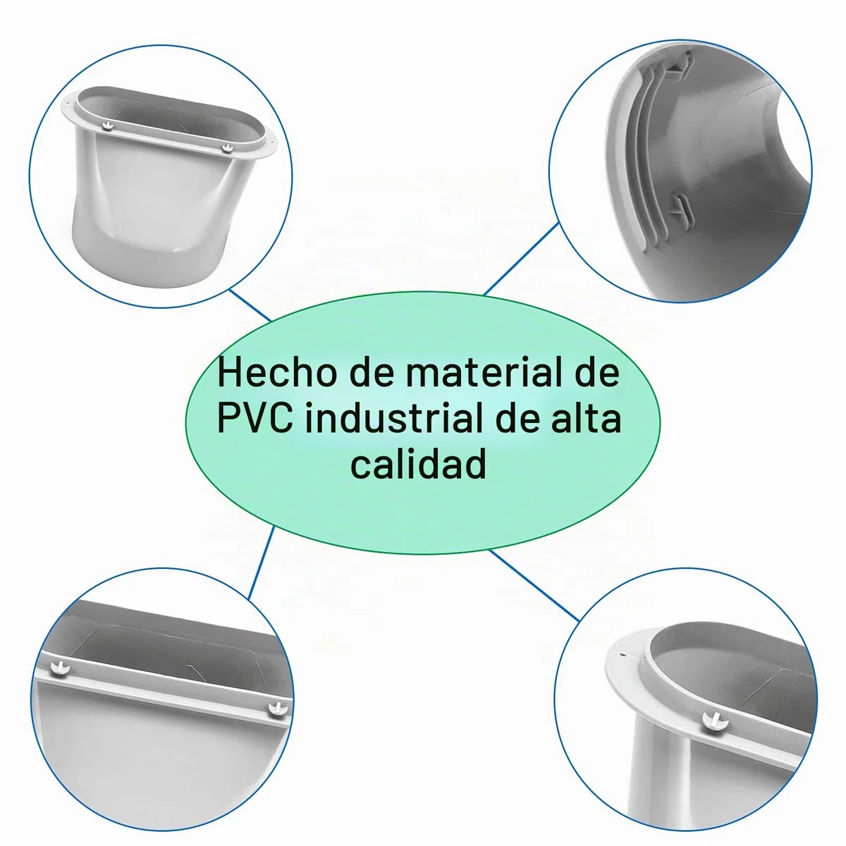 Adaptador de ventana para aire acondicionado, adaptador de ventana, kit de manguera de escape, accesorios para aire acondicionado móvil