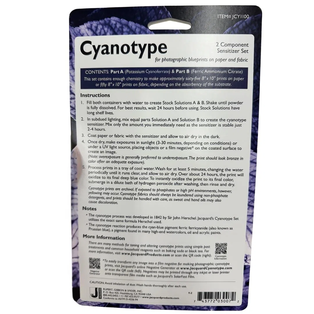 Jacquard Cyanotype Sensitizer Set