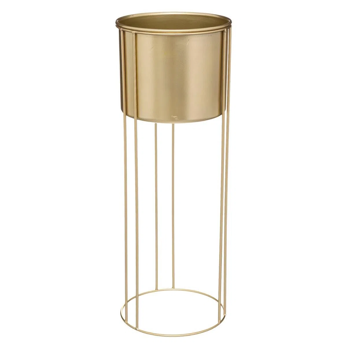 Atmosphera - Juego de 2 macetas Artifice Oro - Metal H58 cm