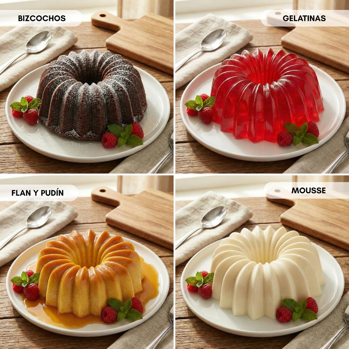 Erreke Molde para Bizcocho con Doble Capa Antiadherente, Gleam | Aluminio Fundido Resistente. Savarín Cocción Uniforme. Para Repostería. Flan. Pudín. Gelatina. Para Repostería Casera