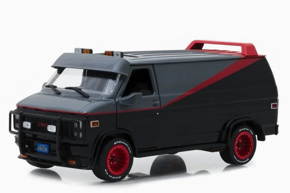 Greenlight The A team 84072, Furgoneta 1983 GMC Vandura, escala 1:24, Colores aleatorias