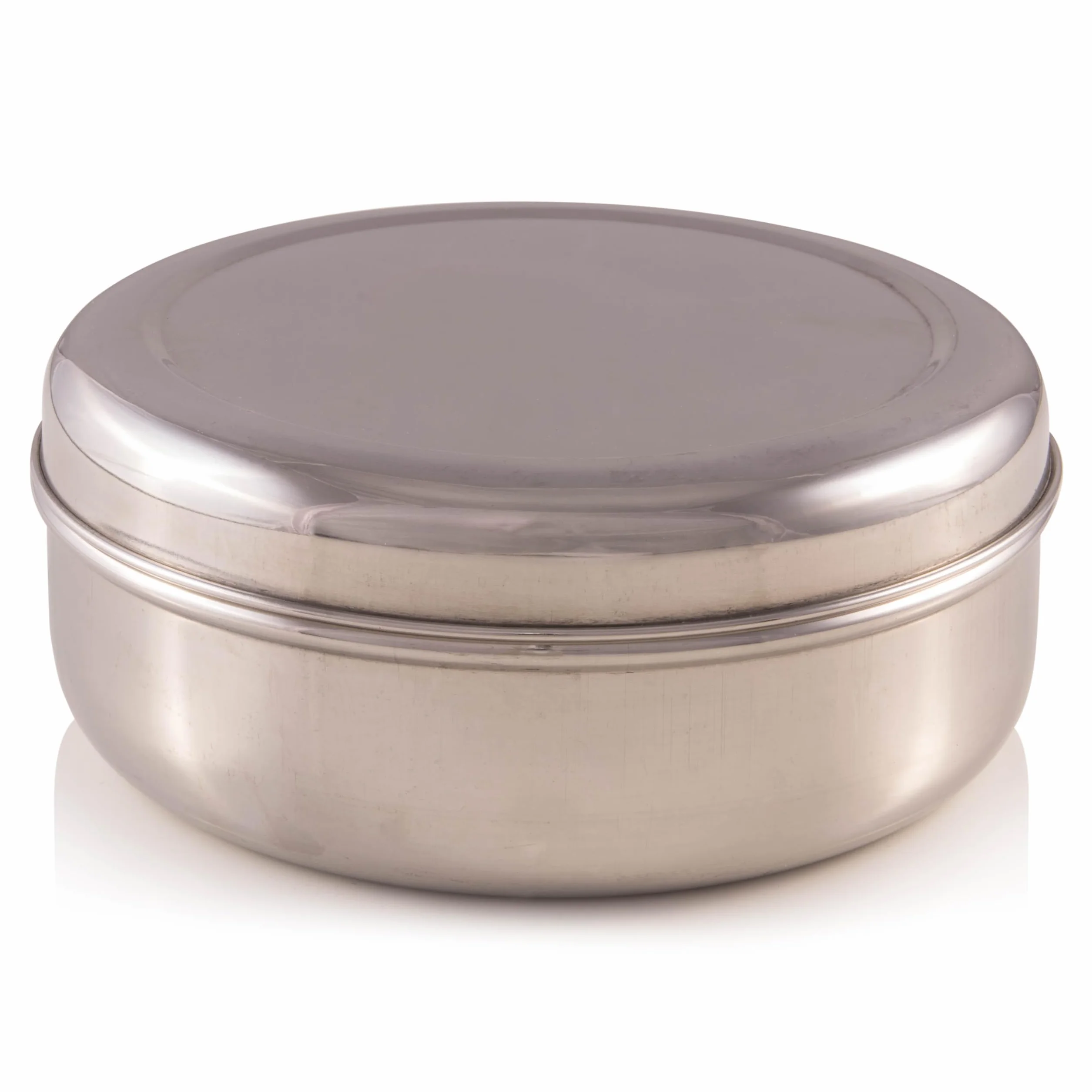 Indian-Tiffin Recipiente para Especias, de Acero, con 7 Compartimentos, hermético